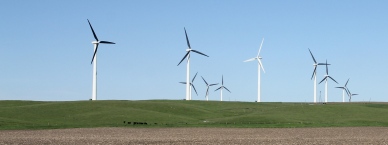 Windmills - old and new - on the Buffalo Ridge