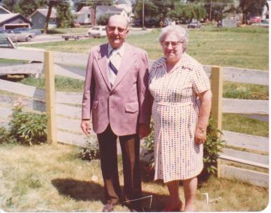 Grandpa (Clarence) and Grandma (Annabelle) Bredlow